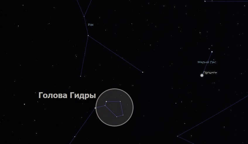 Hydra Head Asterism