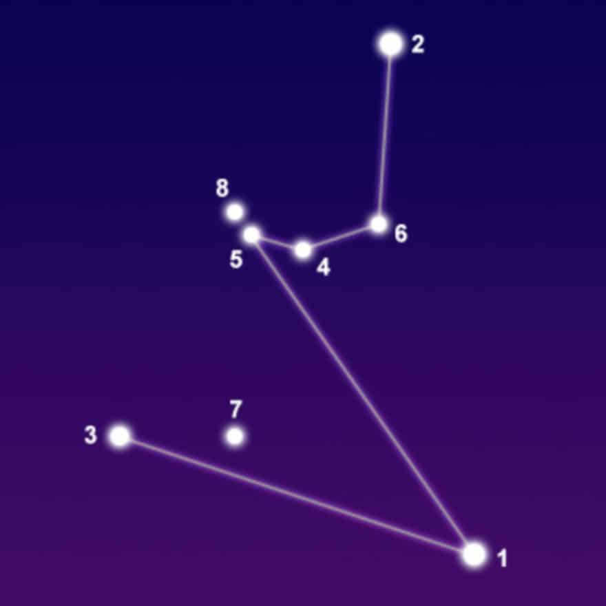 The constellation Southern Hydra