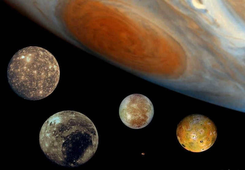 Galilean satellites of Jupiter