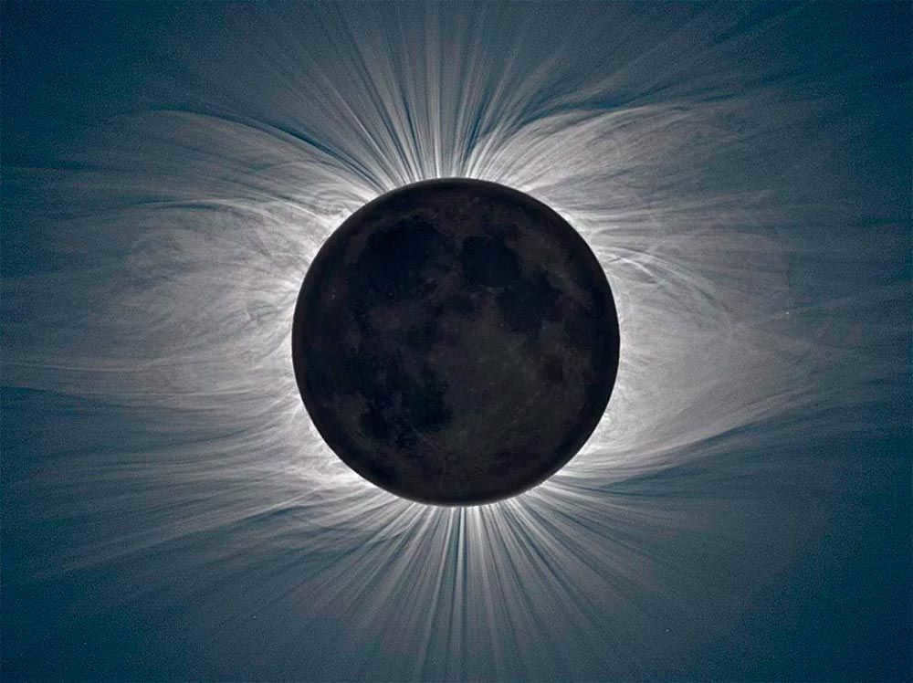 The solar corona, again taken during a total solar eclipse.