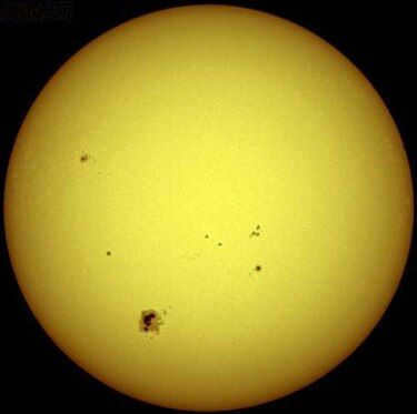 Picture of the Sun on June 7, 1992 (NASA)
