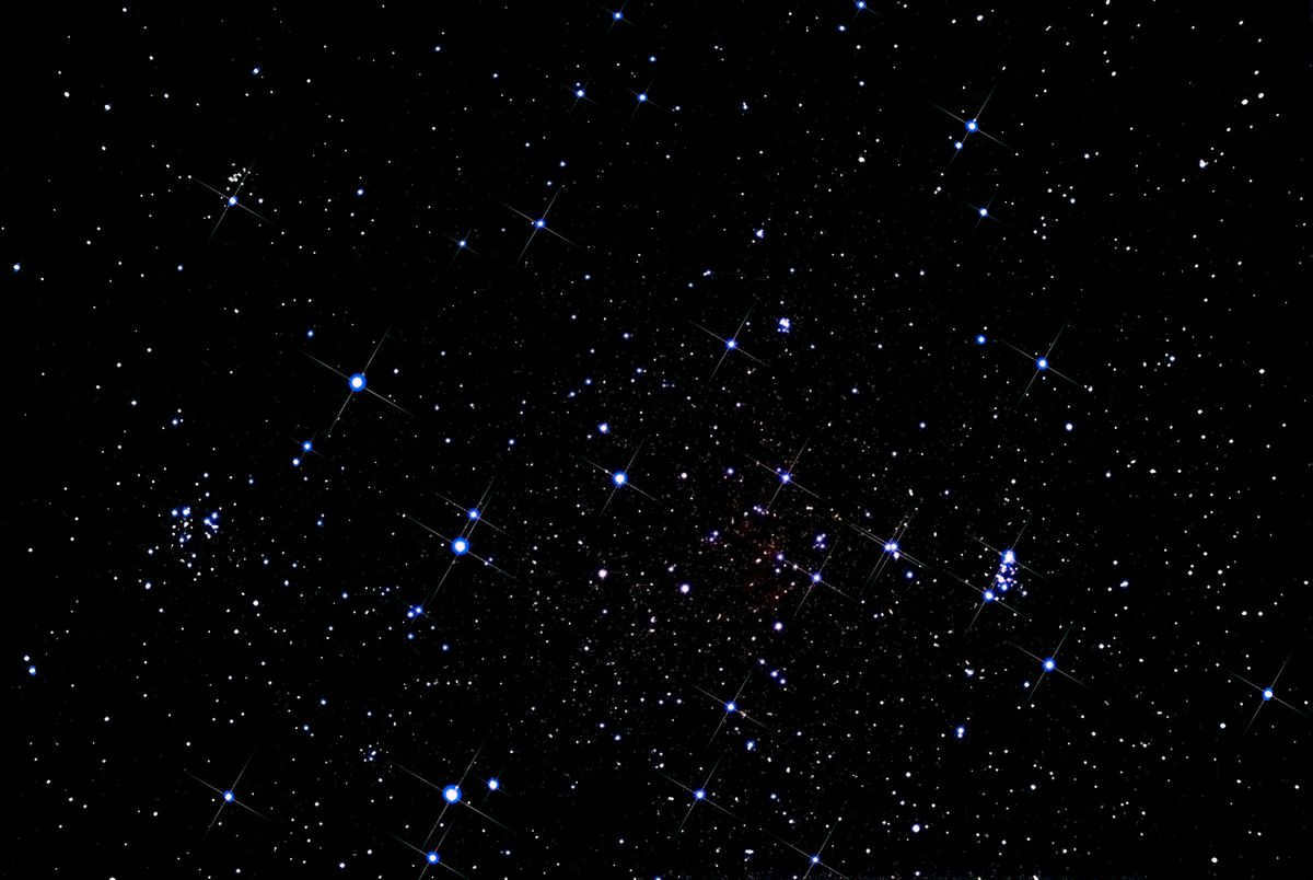 NGC663, NGC 659, NGC 654, and Messier 103.