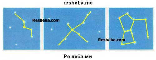 Constellations Orion Cassiopeia Cassiopeia Swan. С. 31. Starry sky