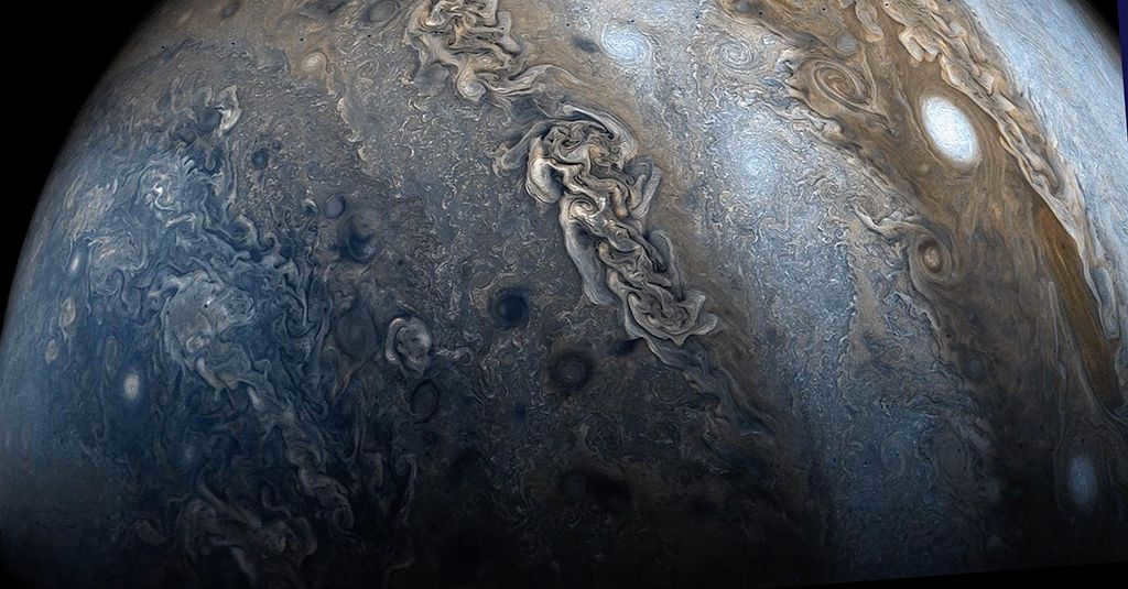 Whirlwinds and storms and hurricanes on the surface