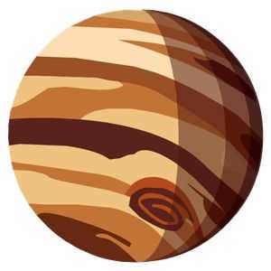Planet Jupiter for children