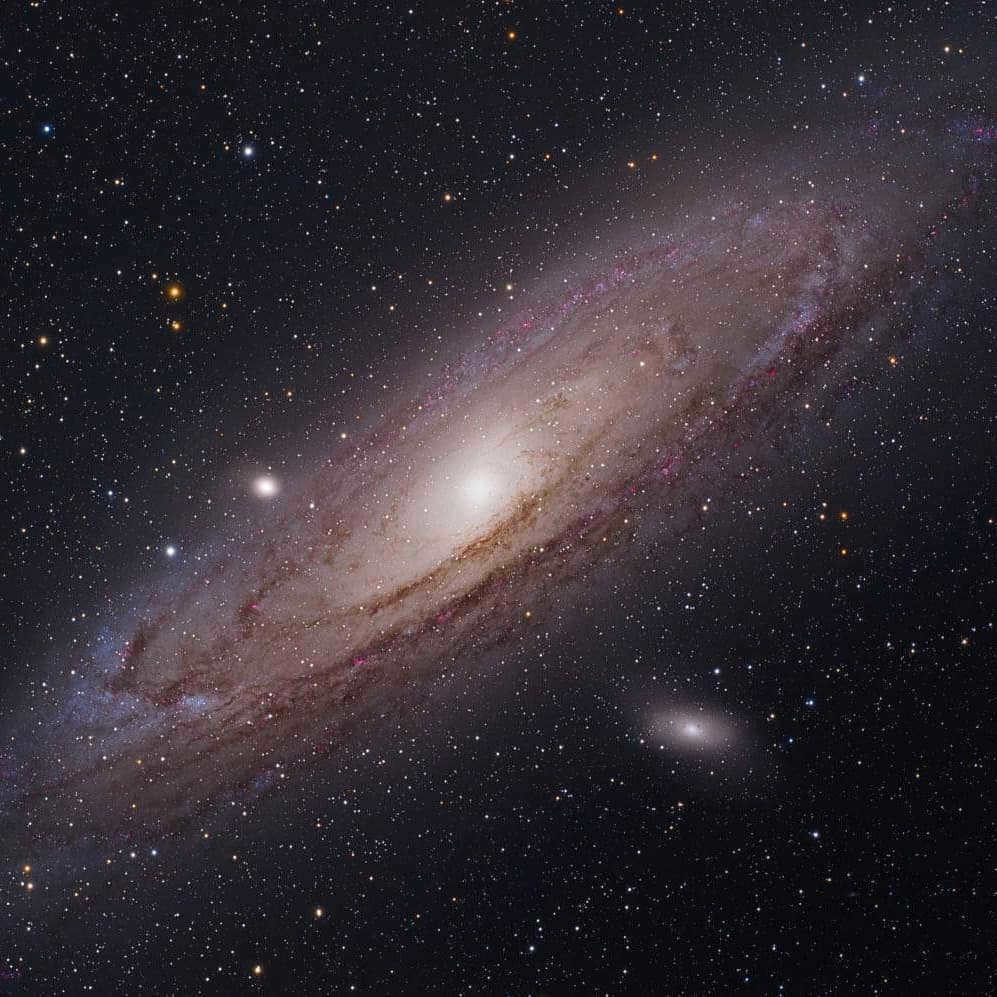 The Andromeda Galaxy: just about complicated
