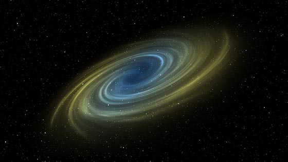A galaxy and its energy