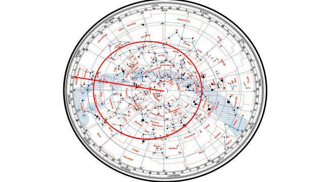 Star charts: how to find an object in the sky