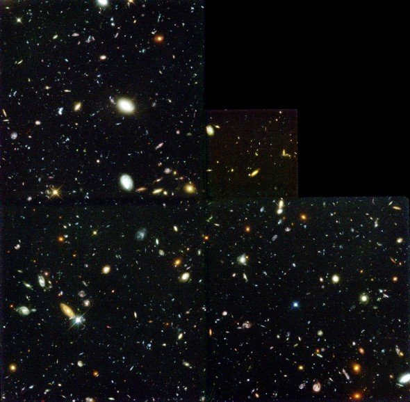 The Hubble Space Telescope.