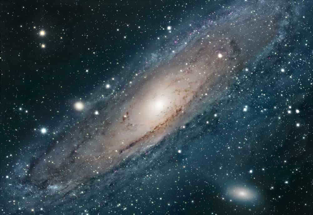 The Hubble Telescope. The Andromeda Galaxy.