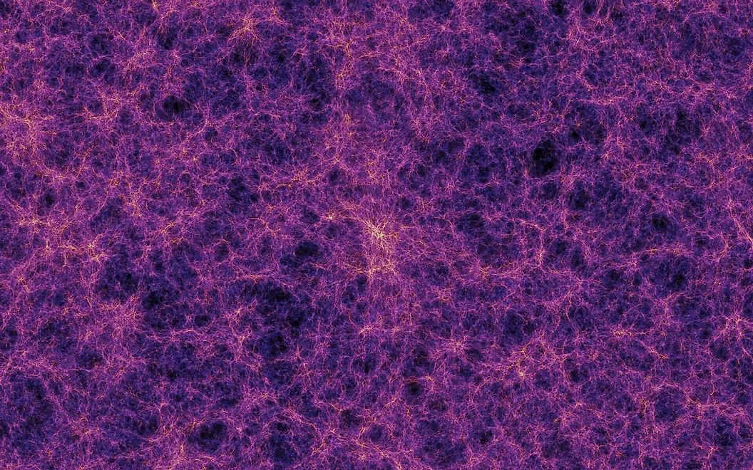 This image is a computer-generated model of the observable Universe, commonly called the Cosmic Web.