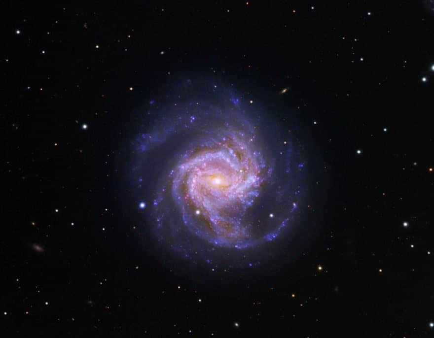 Infrared image of galaxy M61.