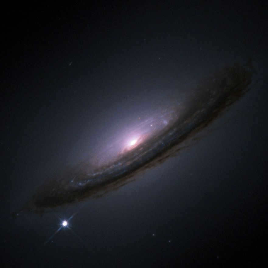 An image of supernova 1994D (SN1994D) in the galaxy NGC 4526.