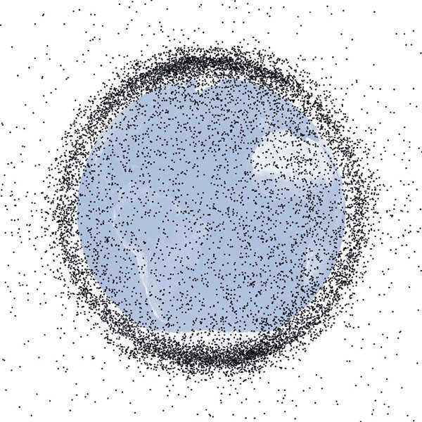 There are about 20,000 artificial objects in near-Earth space ("Popular Mechanics" №12, 2015)