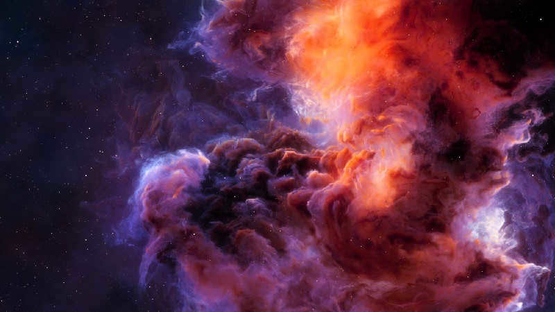 The interstellar gas-dust cloud