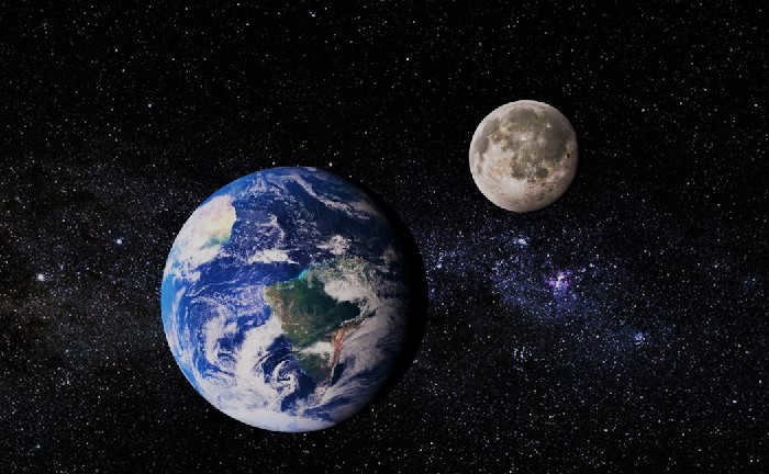 Earth and the Moon 