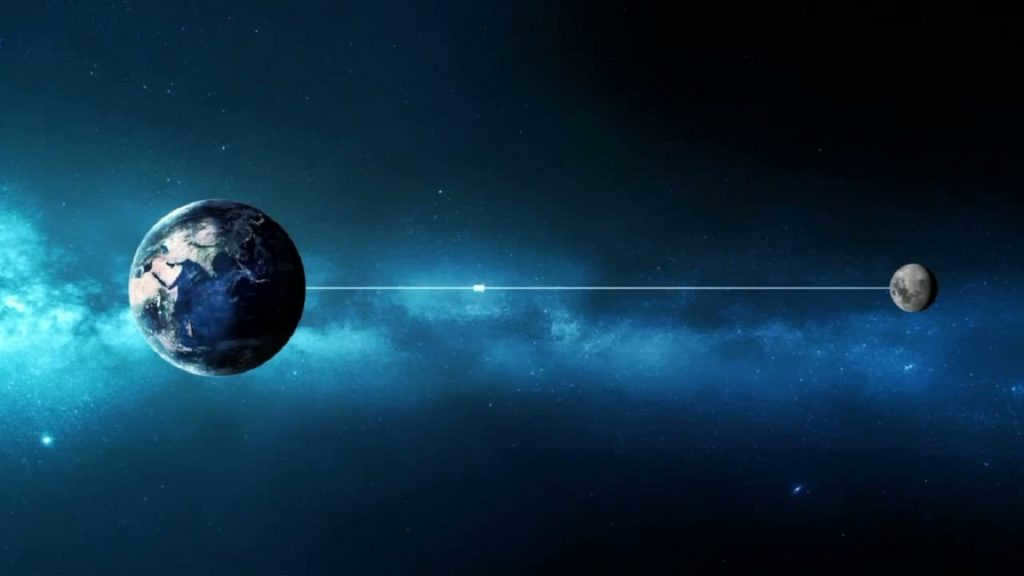 Light from the Earth to our satellite will reach our satellite very quickly - in 1.255 seconds