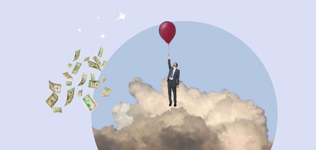 star buy man balloon