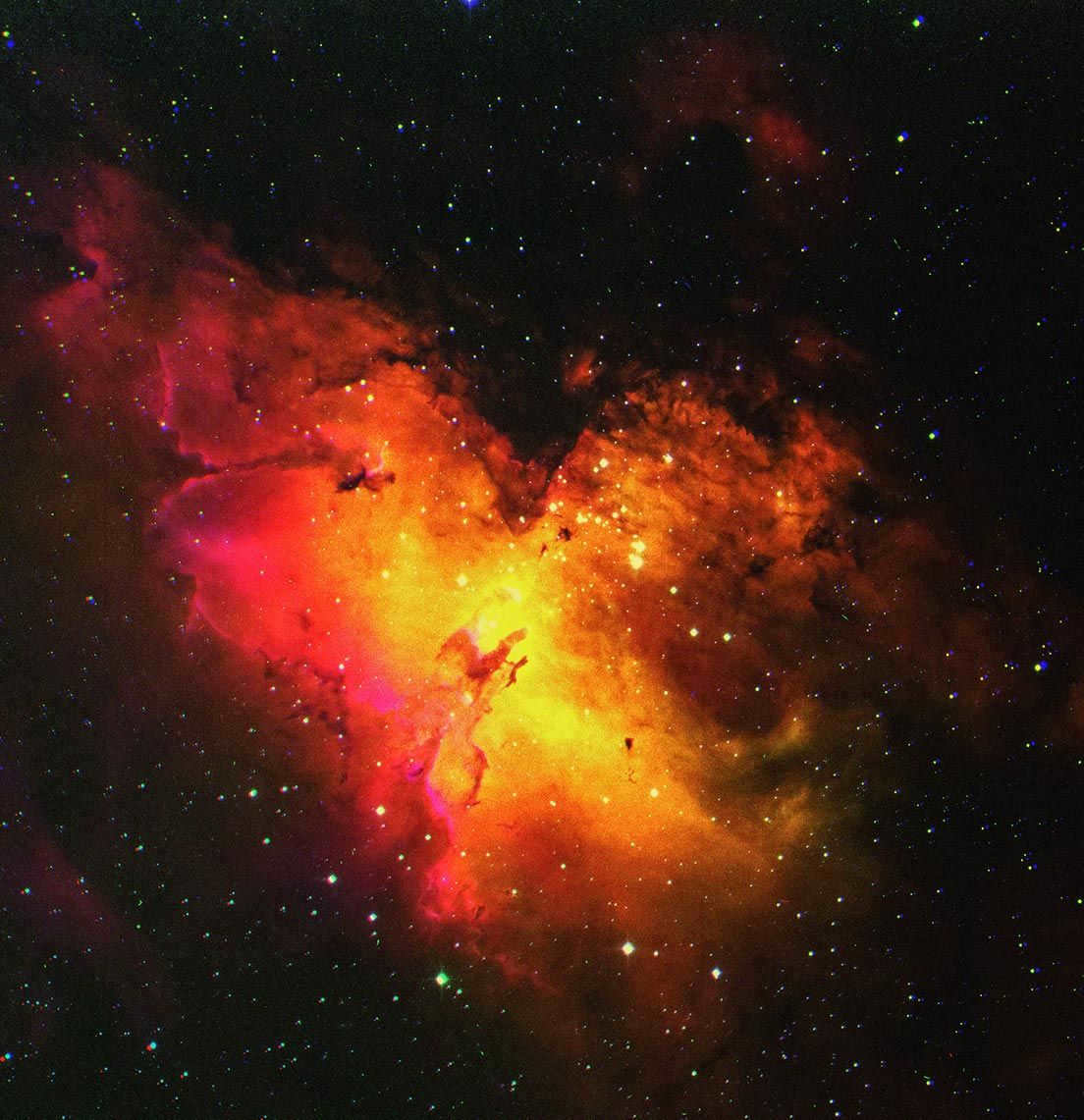 Eagle Nebula (Eagle Nebula), by Tengyart