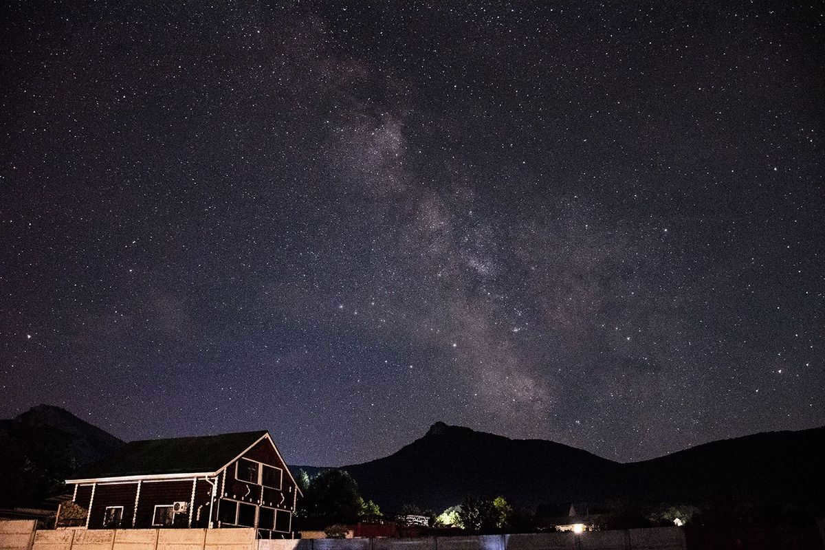Milky Way, Bakhchisaray region.