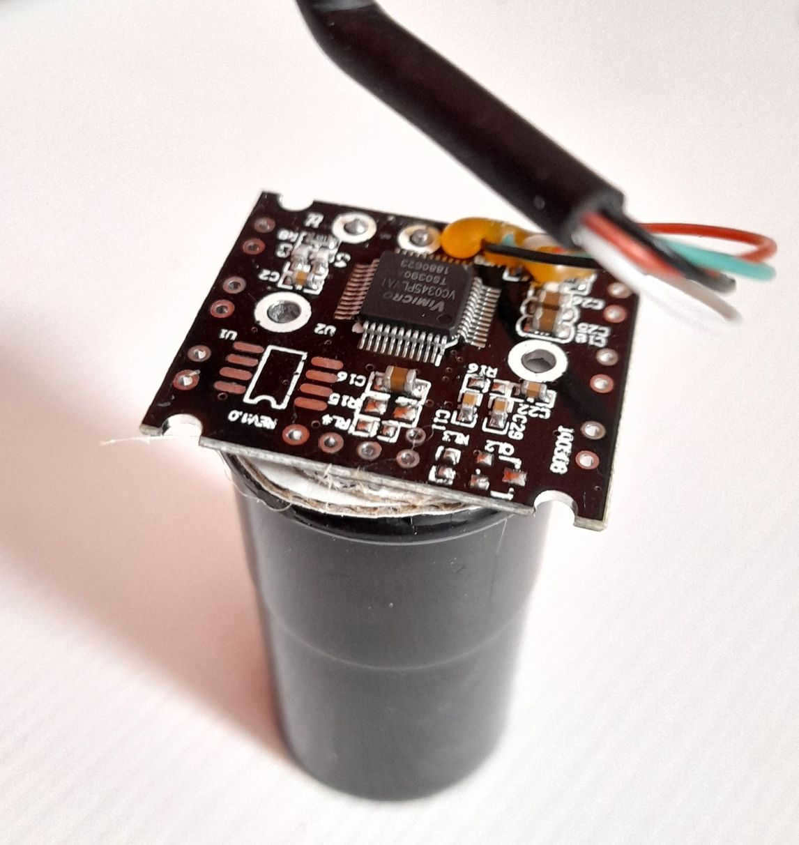 Homemade astrocamera assembled
