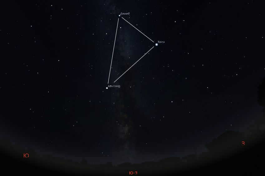 summer-fall triangle