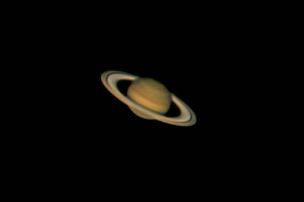 Saturn through a 200-mm telescope