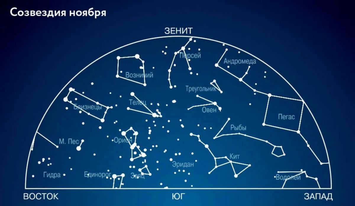 Whale - the largest constellation of the northern part of the sky
