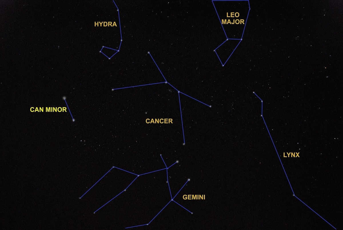 constellations in the sky