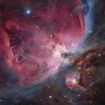 Orion's Trapezium is an open star cluster in the central part of the Orion Nebula.