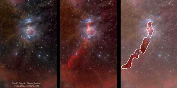 Molecular hydrogen cloud L1641W