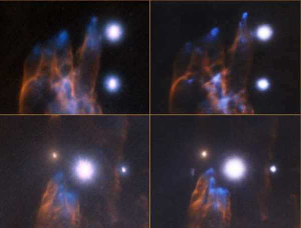 Comparison of Orion Nebula images