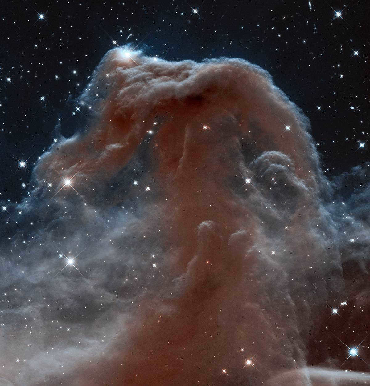 Horsehead Nebula, enlarged fragment