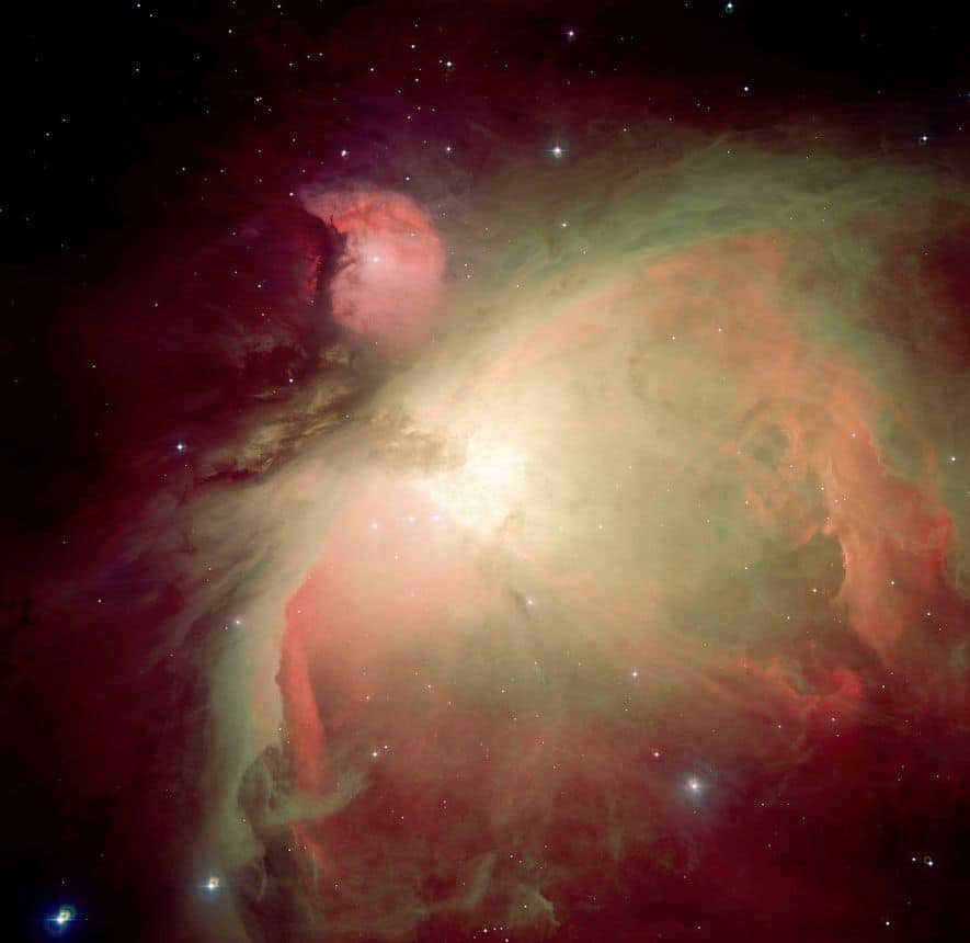 The beautiful Orion Nebula, captured by the European Southern Observatory's 2.2-meter telescope