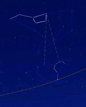 how to draw a lion constellation