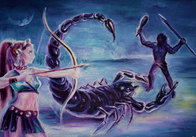 Orion and Scorpius