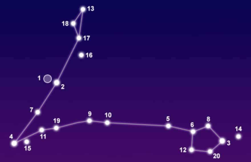 The constellation Pisces