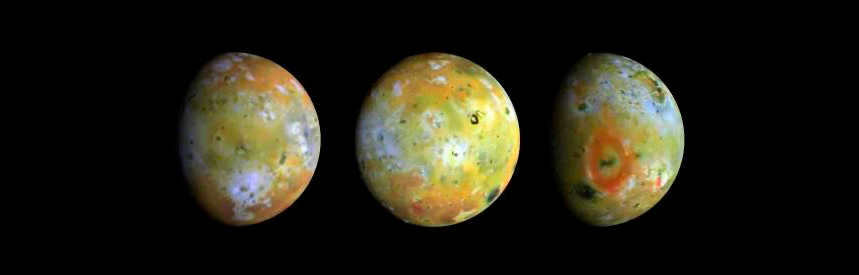 Io is an enigmatic satellite of Jupiter, home to volcanoes and auroras