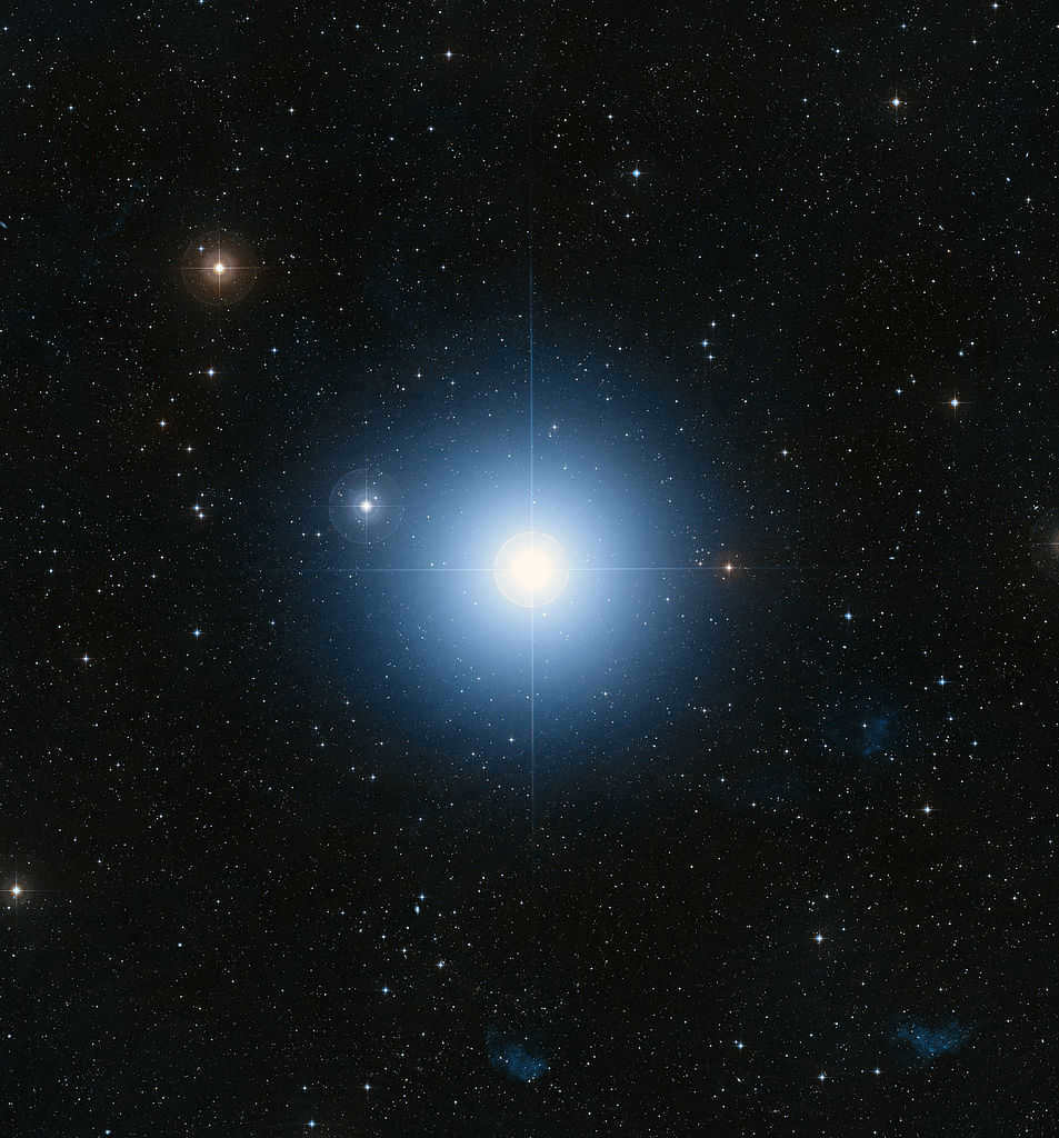 Fomalgaut, image from the DSS catalog