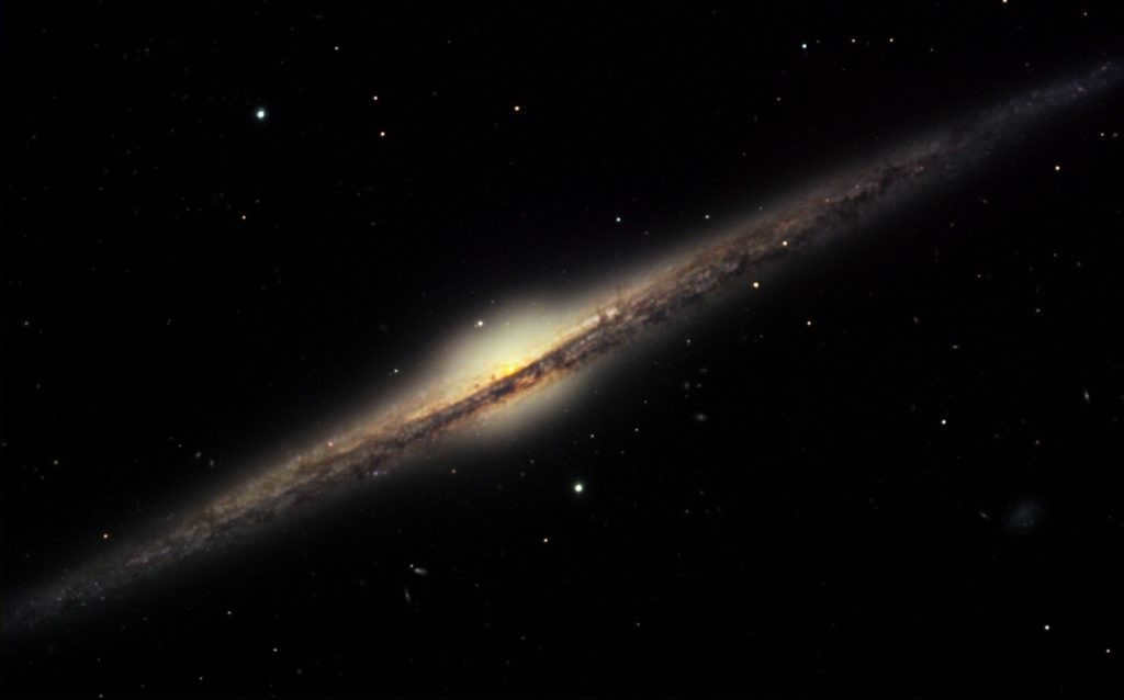 The halo is located around the disk