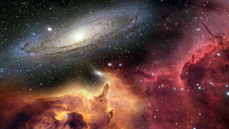 How many galaxies are contained in outer space 