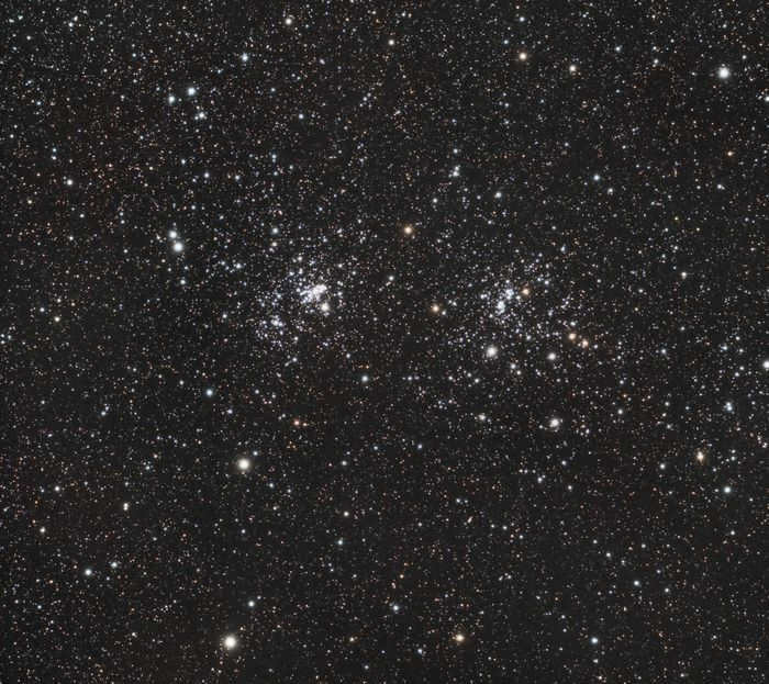 HI AND ASH PERSEUS double cluster (NGC 869 & NGC 884) Perseus, Milky Way, Astrophoto, Star cluster