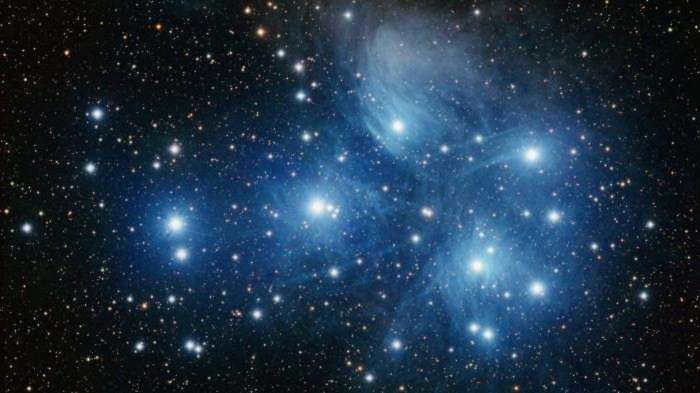  star nebula cluster