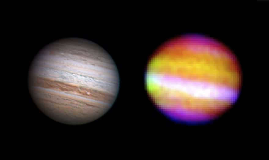 SOFIA infrared image of Jupiter