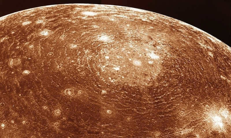 Valhalla, an impact basin on the satellite of Callisto