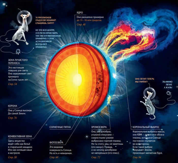 Structure of the Sun general scheme Sun, Physics, Longpost