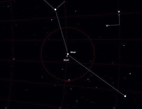  stars of the dipper of the Big Dipper