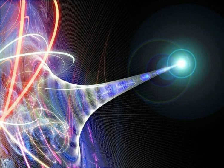 The mysteries of the singularity. Singularity few can explain the human language. Photo.