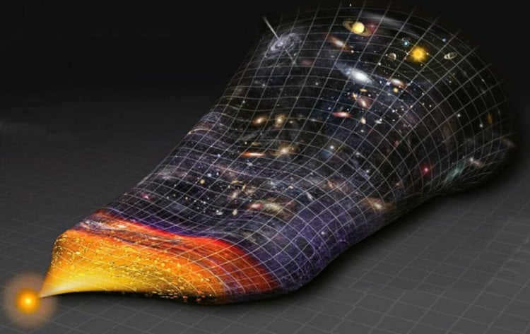 The Age of Inflation. You can try to visualize the universe like this. Photo.