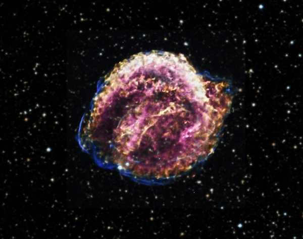 A supernova that erupted in 1604.